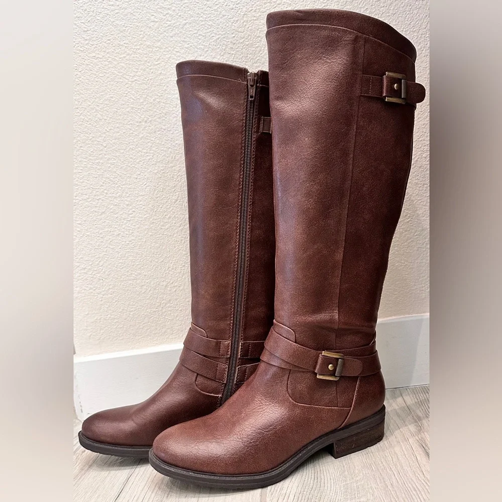 Brown Knee High Boots 6.5